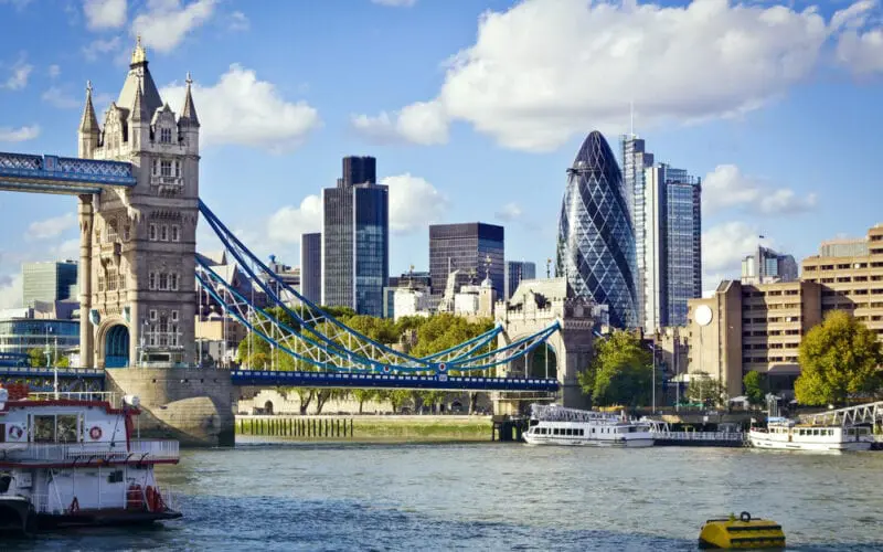 london financial distract view