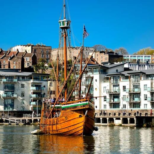 Harbourside area in Bristol