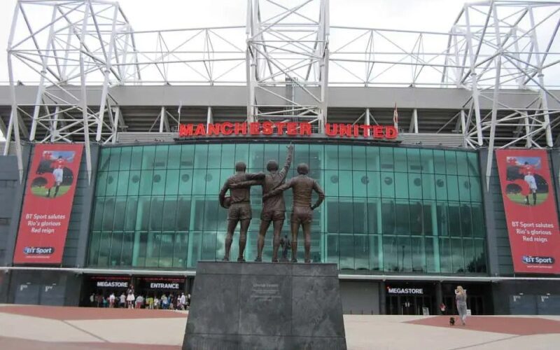 Old Trafford football stadium