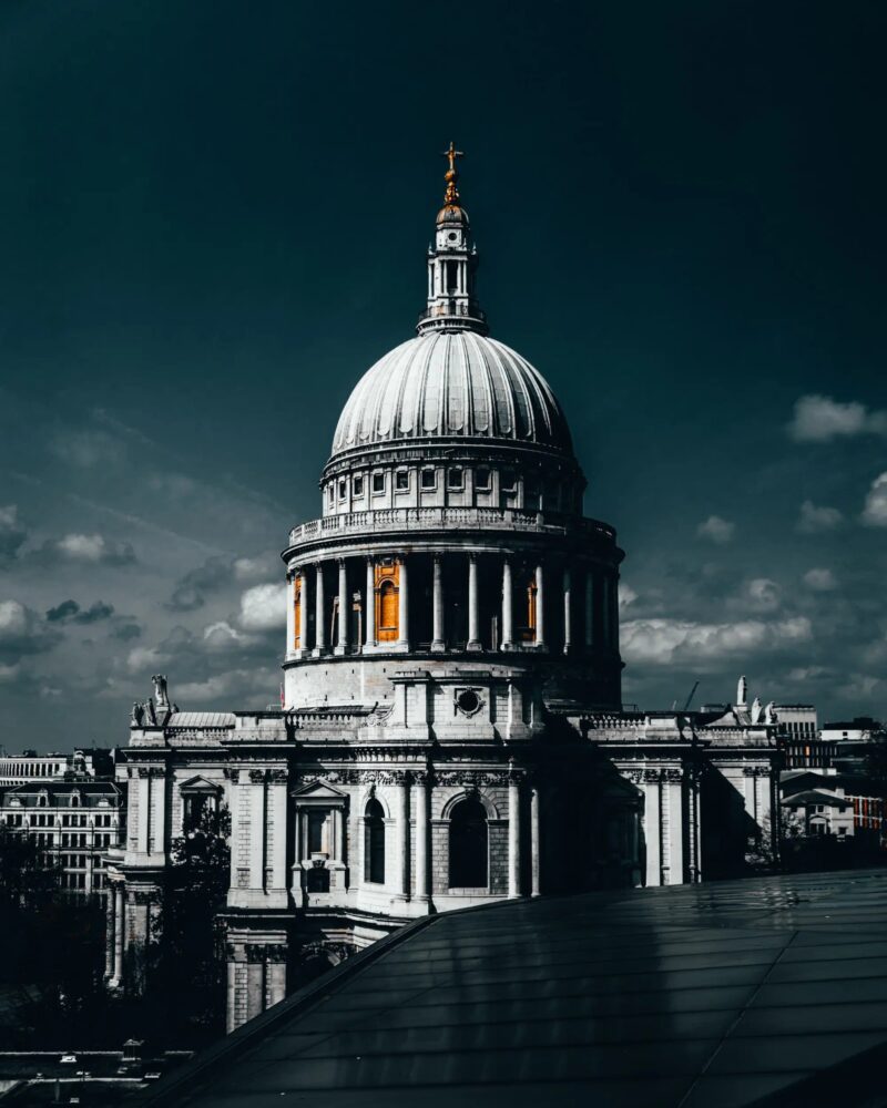 View of St Paul Cathedral London