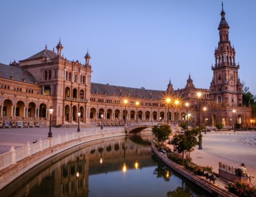seville in sunset