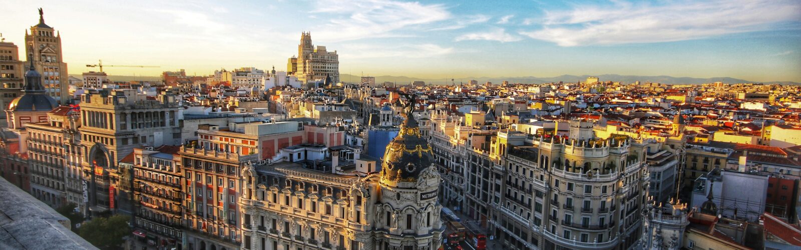 Spain streets from overhead